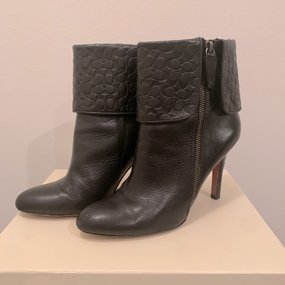 COACH Booties with Box